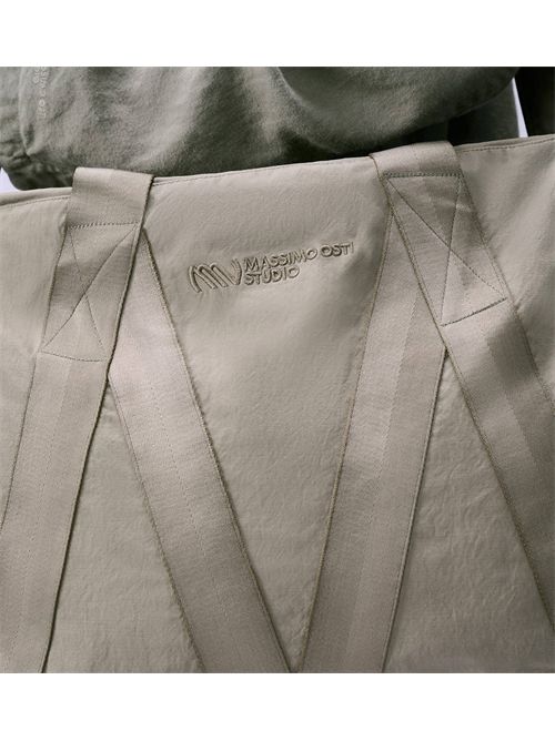 Twill BagBorsa in nylon twill tinta in capo Massimo Osti Studio | 21MMAC124A-110305G359 WALNUT